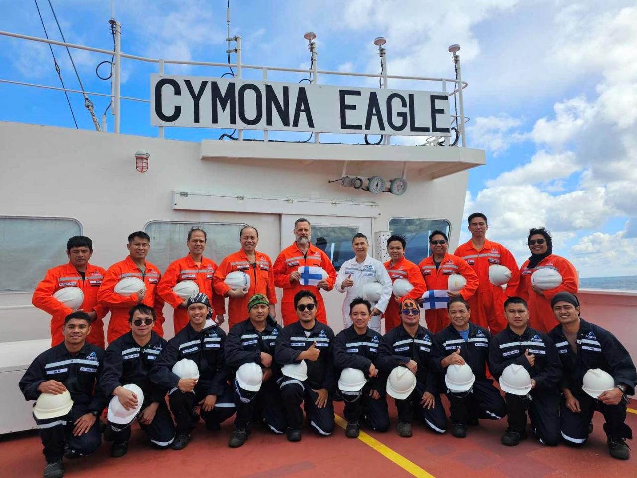 Filipino Seafarers Rescue Finnish Rower Adrift Sea