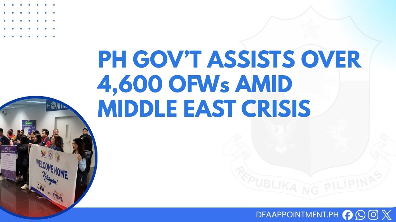 PH Assists OFWs Amid Middle East Crisis