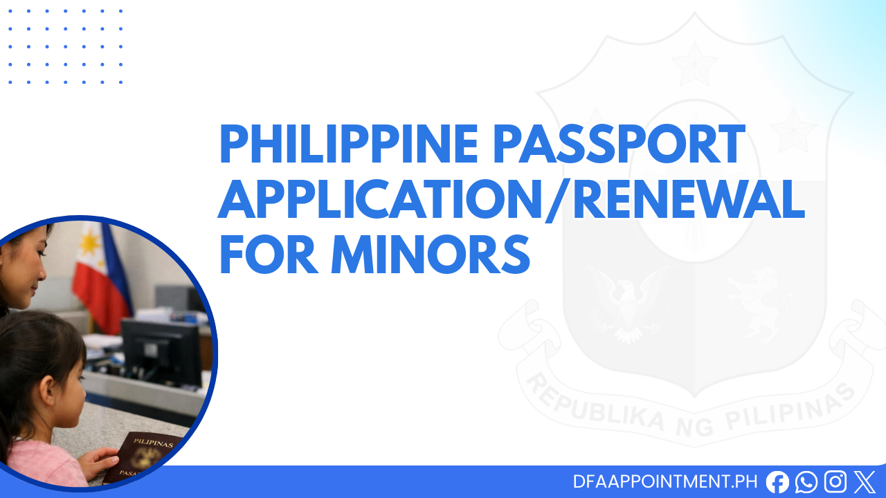 Philippines Passport Renewal Application Minors