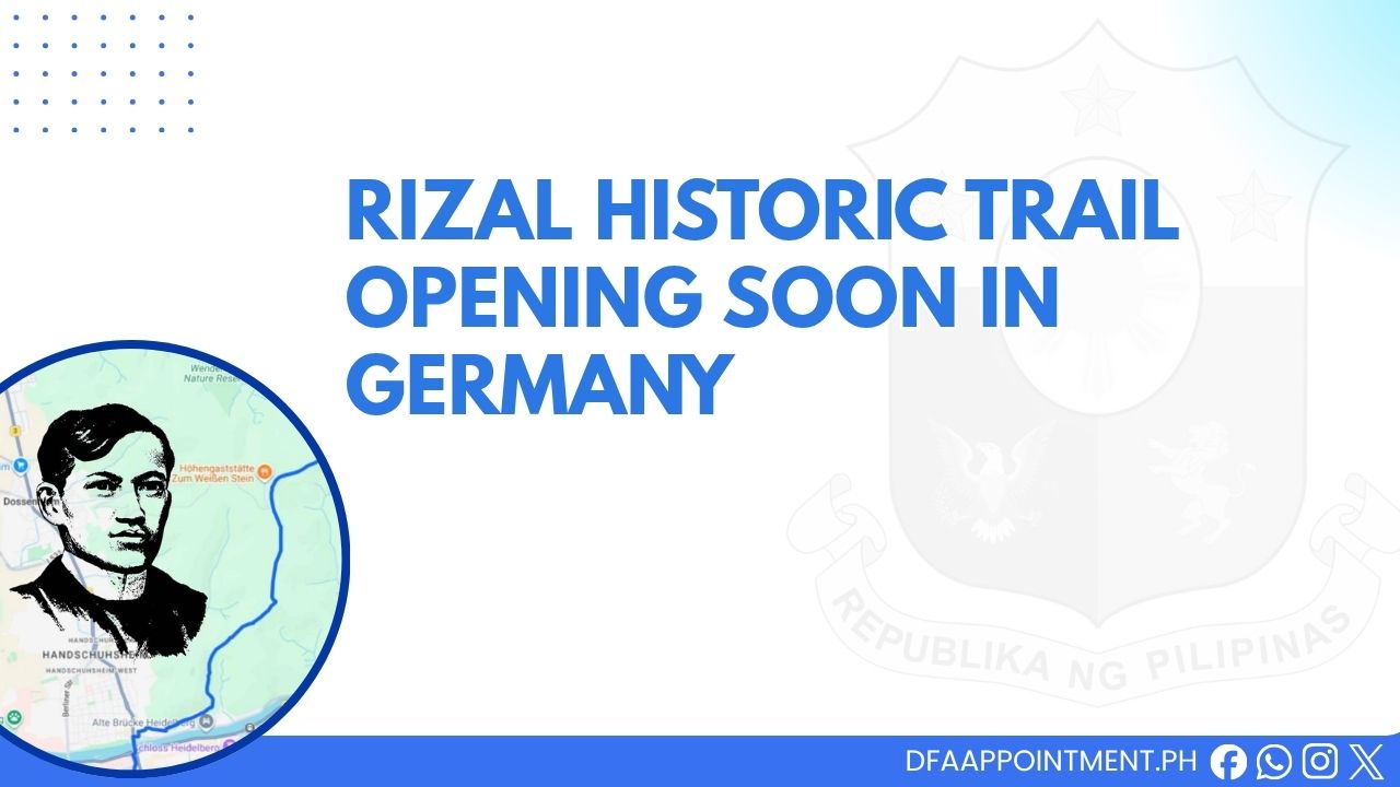 Rizal Historic Trail Opening Soon Germany