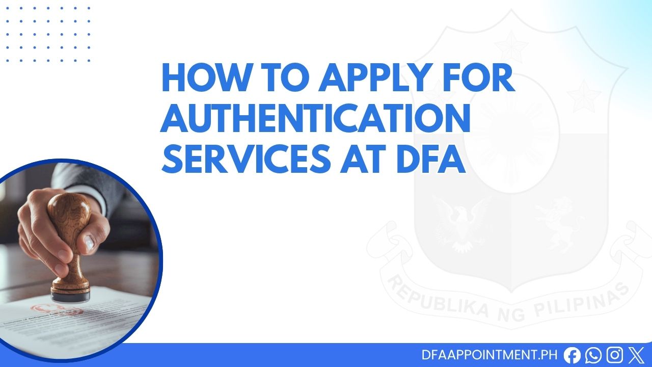 Apply Authentication Services DFA