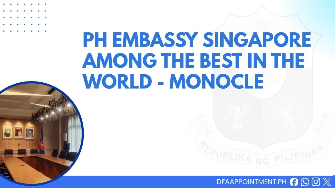 PH Embassy Singapore Among Best World Monocle