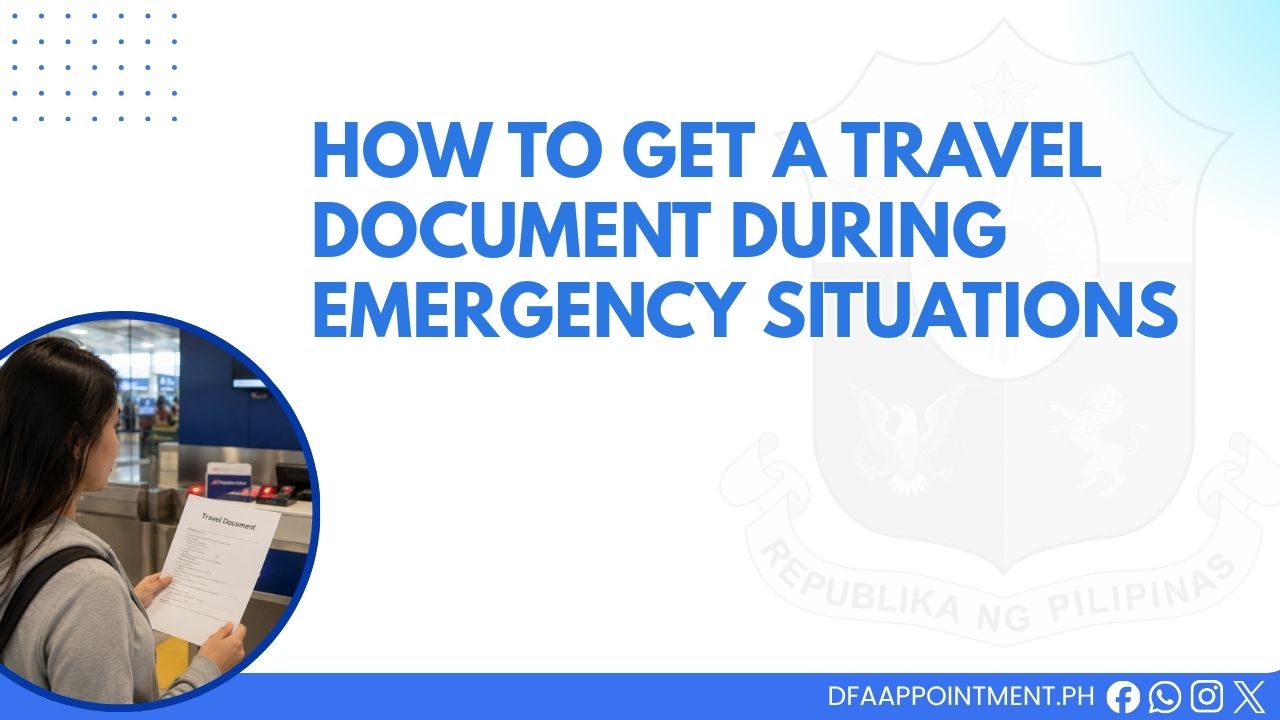 Get Travel Document During Emergency Situations